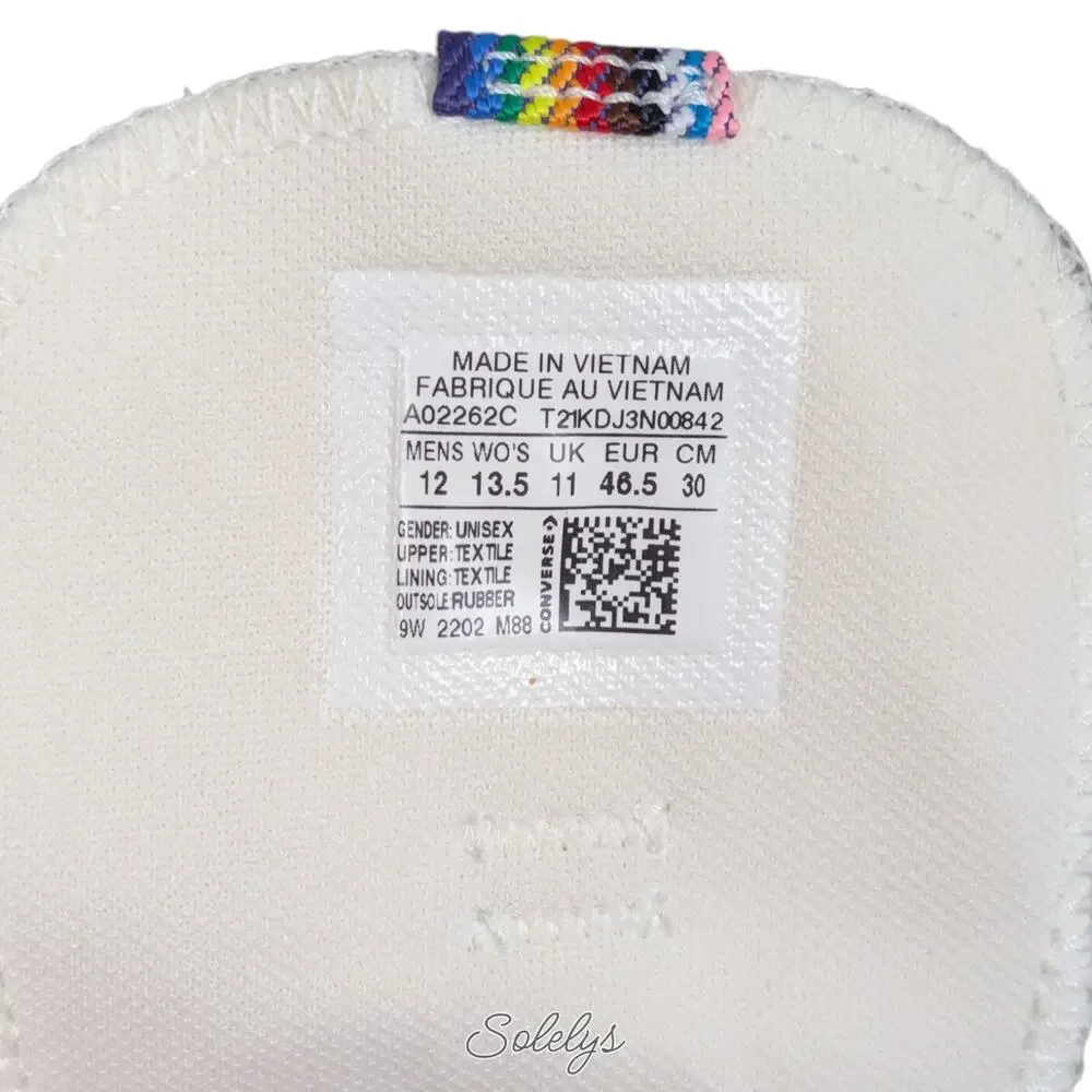 Converse Run Star Motion High Top Pride Platform Sneaker Mens 12 Womens 13.5 - Picture 6 of 10